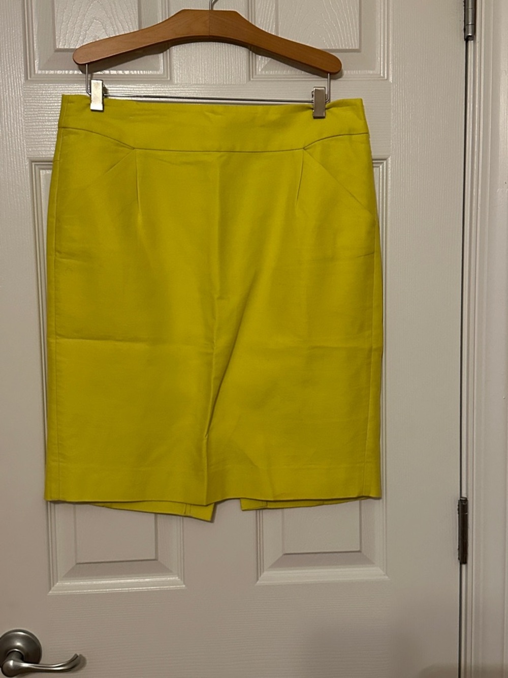 J. Crew Bright Yellow Pencil Skirt